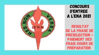 Résultats De LEtape 1 Des Concours Directs DEntrée En 2022 A LENA [upl. by Nahtannhoj]