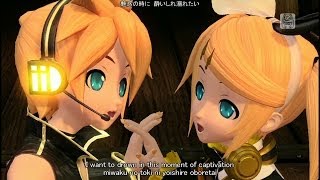 60fps Rin Len Full風 Magnet マグネット  Kagamine Rin Len DIVA 鏡音リン レン DIVA English lyrics romaji [upl. by Enimrej601]