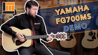 Yamaha FG700MS Acoustic Guitar Product Demonstration [upl. by Athene]