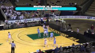 Medfield Warrior Basketball vs Duxbury  State Championship 3142015 [upl. by Johns]