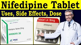 Nifedipine tablet ip 20 mg  nifedipine tablet uses Hindi  Nifedil 10 mg tablet  Mechanism [upl. by Herring]