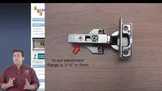 How To Adjust Blum Hinges amp Align Cabinet Doors  Cabinetdoorscom [upl. by Ayotahs285]