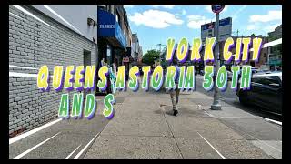 New York City ASMR Just Walking Virtual Tour Astoria in Queens [upl. by Hefter]