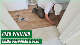 COMO PREPARAR O PISO PARA INSTALAR O VINILICO [upl. by Garaway448]