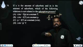 If x is the amount of adsorbate and m is the amount of adsorbent which of the following relatio [upl. by Penoyer]