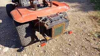 Support batterie fait maison pour tracteur tondeuse [upl. by Belda]