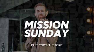 Mission Sunday  Tertius van den Berg  28 July service [upl. by Heidt]