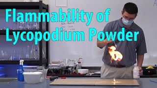 EpicScience  Flammability of Lycopodium Powder [upl. by Enitnemelc]