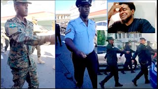 ARE BIG BELLY DOMINICA POLICE MARCHING IN ROSEAU TODAY A DISTRACTION 🔴  Mystelics Reacts [upl. by Nylecyoj]