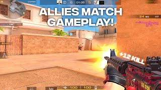 STANDOFF 2  Full Allies Match Gameplay 😩🔥❤️ 12 Kill [upl. by Anelliw]