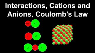 Interactions Cations and Anions Coulombs Law  AP Chemistry [upl. by Egag]