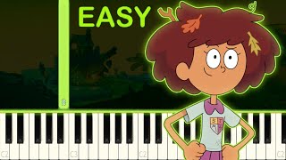 AMPHIBIA  EASY Piano Tutorial [upl. by Eamanna30]