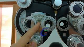 Optometry Equipment Vision Tester Manual Phoropter MeCan Medical [upl. by Juli]