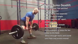 Deficit Sumo Deadlift [upl. by Katya]