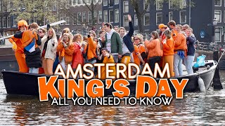 All You Need to Know about Kings Day in Amsterdam 🇳🇱  Kings Day Celebrations the Netherlands [upl. by Ahsiela]