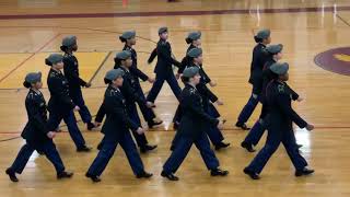 Union HS Army JROTC Unarmed Regulation at Central Regional Drill Competition 2019 [upl. by Acinomed]