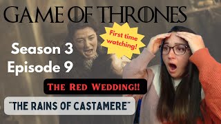 First Time Watching Game of Thrones 3x9 quotThe Rains of Castamerequot THE RED WEDDING  OMG IM NOT OK [upl. by Adin]