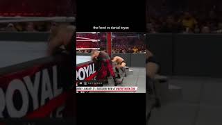 The fiend bray Wyatt vs Daniel Bryan Royal Rumble 2020 wwe short thefiendbraywyatt wrestling [upl. by Iona]