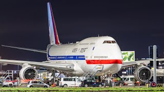 State Visit of South Korea  VERY RARE Visitors at Schiphol Airport B7478BBJ787BBJA319CJ [upl. by Anaujat]