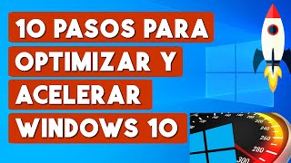 Como Optimizar y Acelerar mi PC Windows 10 al Maximo [upl. by Buehrer]