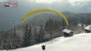 Paragliding Interlaken winter [upl. by Heintz]