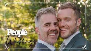 Inside Colton Underwood amp Jordan C Browns Napa Wedding  PEOPLE Weddings [upl. by Aerbma196]