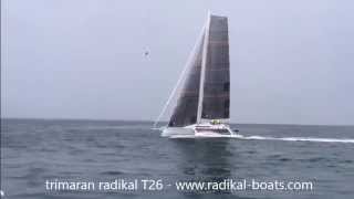 Trimaran Radikalboats T26 sailing [upl. by Alitta999]