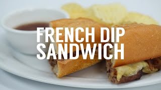 How to Make a Quick French Dip  Sandwich School [upl. by Alakim]