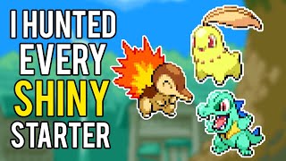 I Hunted EVERY Shiny Starter in Heartgold amp SoulSilver [upl. by Stronski]