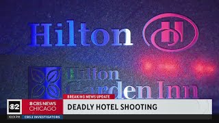 Oakbrook Terrace hotel shooting 1 dead 1 in custody [upl. by Mccallum]