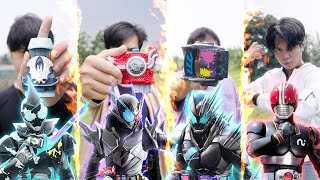 FOREVER BLACK KAMEN RIDER HENSHIN VFX [upl. by Anawahs287]