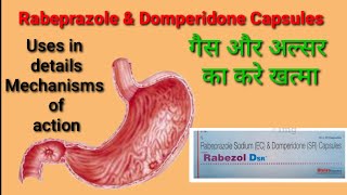 Rabeprazole sodium and Domperidone tablet capsules uses side effects dosage DRx AnupRavi [upl. by Nuahsar]