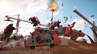 Wreckfest crash testing 2  Creative Destruction [upl. by Nylaras]