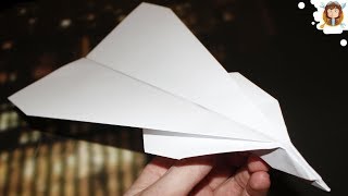 Como fazer um avião de papel  planador  Novo Modelo [upl. by Ailimaj]