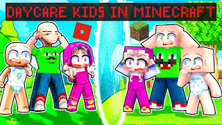 DAYCARE MINECRAFT ADVENTURES Roblox  Minecraft [upl. by Imnubulo]