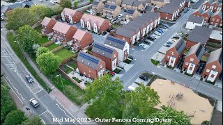 The Construction Of CALA Homes Southwood Mews Part 3  A drone video diary February  May 2023 [upl. by Glogau]