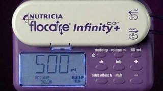 Flocare Infinity Enteral Feeding Pump  Programming [upl. by Hinson]