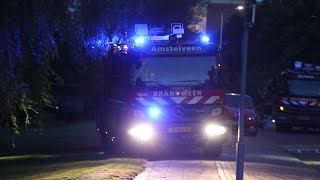 Brandweer Amstelveen TS 135131 vanaf oefenlocatie naar een brandgerucht [upl. by Zoa311]