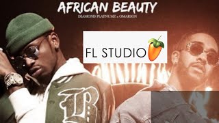 DIAMOND PLATNUMZ ft OMARION  African Beauty Official Music Instrumental  Beat FREE FLP Download [upl. by Alilahk108]