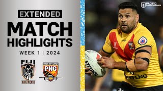 Pacific Championships 2024  Fiji Bati v PNG Kumuls  Extended Highlights [upl. by Kauslick748]