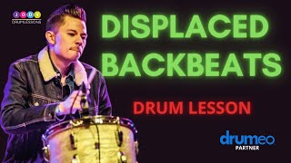 6 Surprising Syncopated Drum Grooves  Displaced Backbeat  Improve Your Drumming [upl. by Vergos]