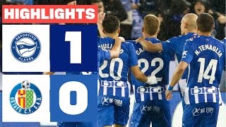 DEPORTIVO ALAVÉS 1  0 GETAFE CF  RESUMEN LALIGA EA SPORTS [upl. by Jacinthe625]