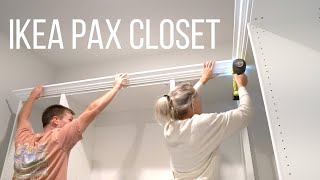 IKEA PAX Closet  Home With Stefani [upl. by Andreana992]