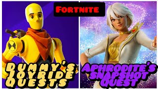 Fortnite Dummys Joyride Quest And Aphrodites Snapshot Quest [upl. by Buckels834]