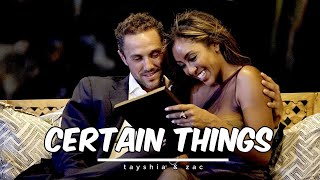 certain things  the bachelorette  tayshia and zac [upl. by Effie]