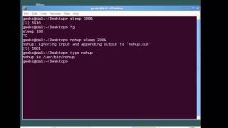 Using nohup to allows jobs to continue on logout [upl. by Mohammad687]