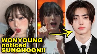 IVE’s Wonyoung goes viral for her reaction to seeing ENHYPEN’s Sunghoon kpop [upl. by El]