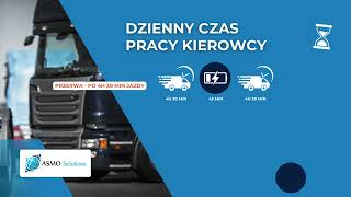 Czas pracy kierowcy dzienny tygodniowy dwutygodniowy [upl. by Klinges]