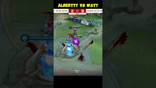 ALBERTTT VS WATT shorts mobilelegends mlbb [upl. by Enigroeg816]