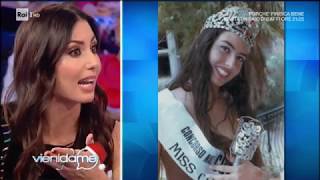 Elisabetta Gregoraci racconta la sua esperienza a Miss Italia  Vieni da me 02012018 [upl. by Godart]